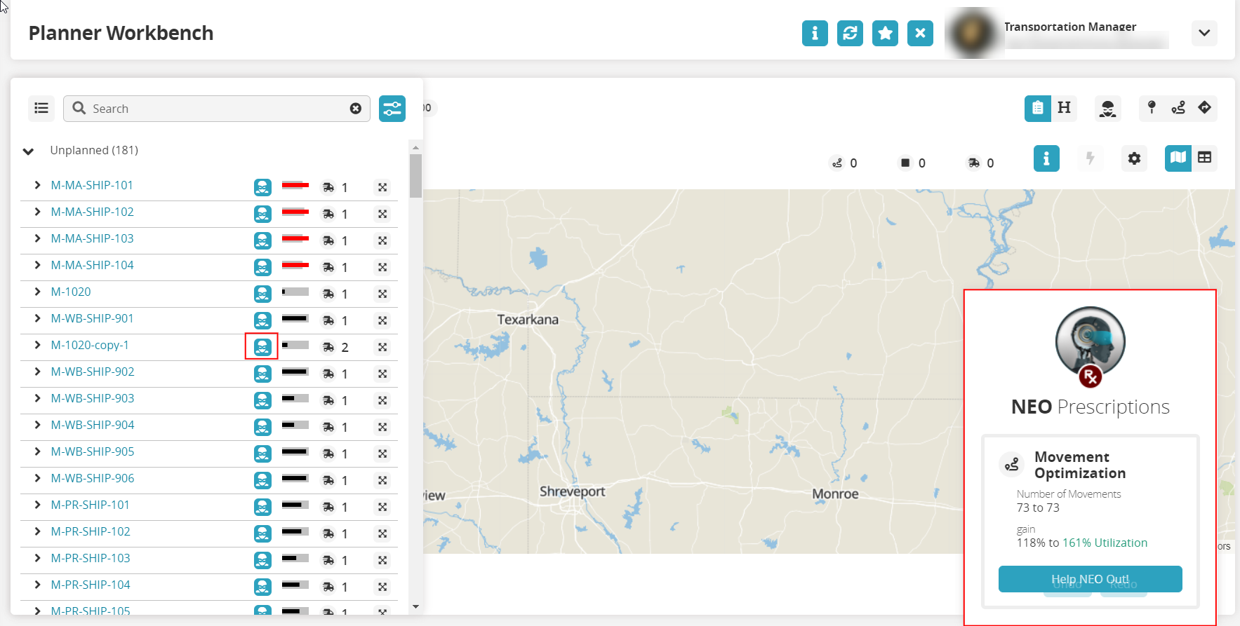 Using NEO Prescriptions in the Transportation Planner Workbench ...