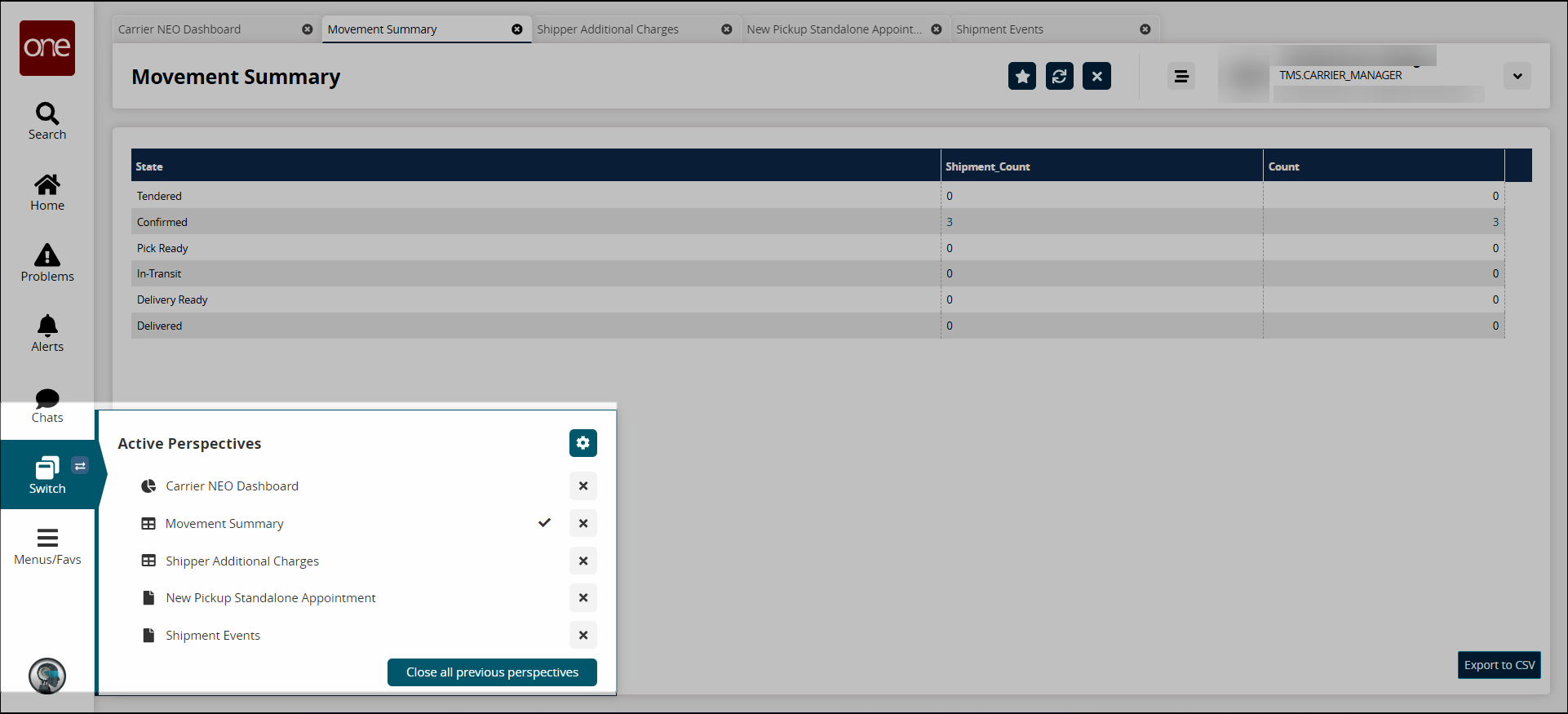 NEODashboard_3-9_CarrierMgr_SwitchScreensActivePerspectives_20240409.png