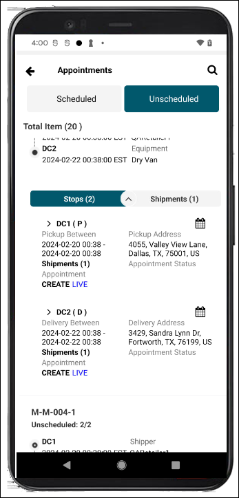 GLGMobileApp_Appointments_3-8-2_CarrierMgr_StopDetailsNoAppt_20240226.png