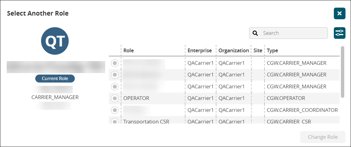 GLGDashboard_3-8-1_Popup_QACarrier1TransMgr_SelectAnotherRolePopup_20231003.jpg